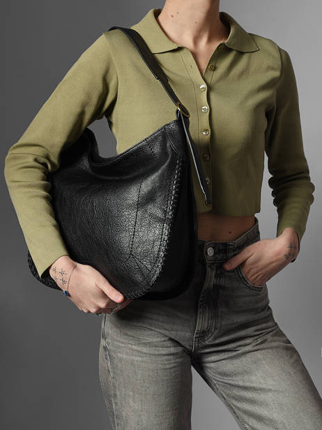 Shoulder Bag Wt Tresse Miniprix Black wt tresse 27612 other view 1