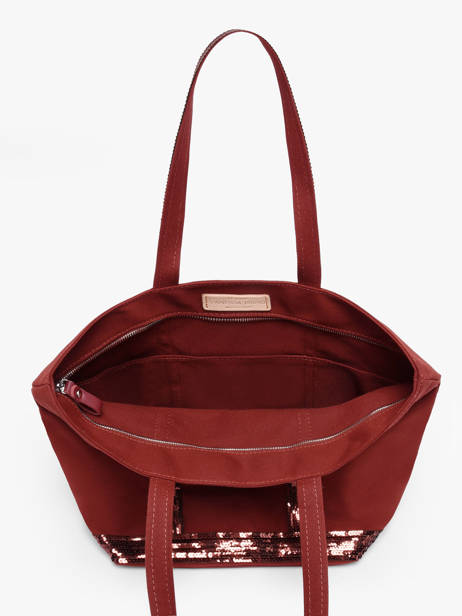 Satchel Cabas Cotton Vanessa bruno Red cabas 1V40378 other view 2