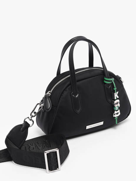 Satchel K Ikon Recycled Polyester Karl lagerfeld Black k ikon B1W30016 other view 2