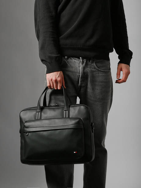 Business Bag Tommy hilfiger Black th flag AM13989 other view 1