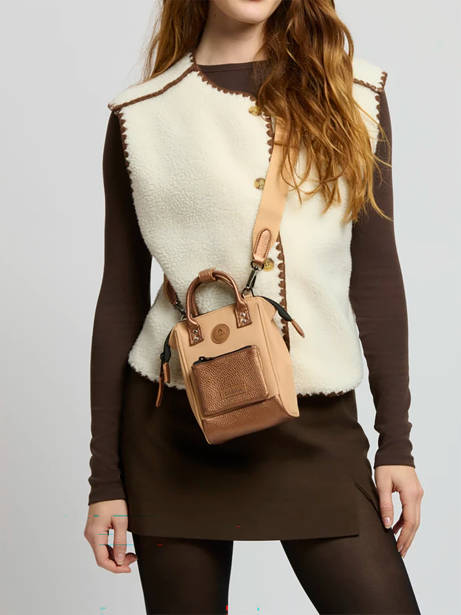 Nano Bag Crossbody 1 Compartment Cabaia Beige adventurer NANOBAG other view 1