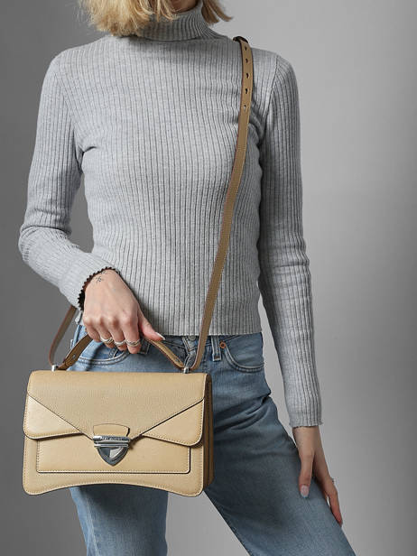 Sac Bandoulière Madame George Caviar Cuir Paul marius Beige caviar MGEORCAV vue secondaire 1