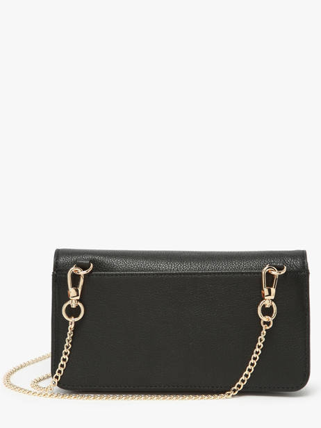 Sac Pochette Luna Cuir Avec Chaînette Amovible Hexagona Noir luna 688422 vue secondaire 4