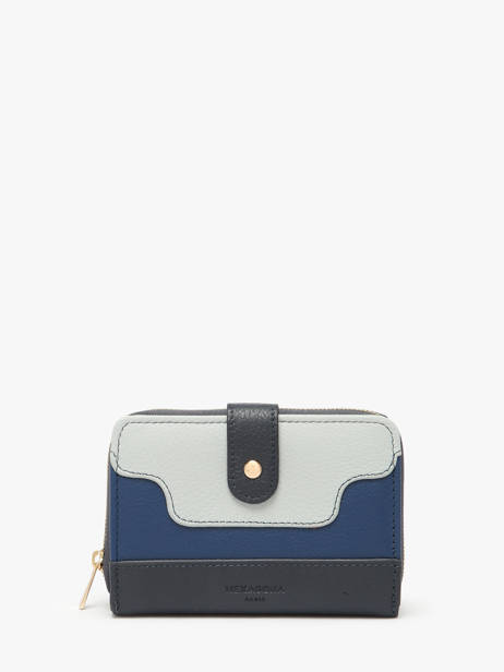 Portefeuille Cuir Hexagona Bleu bahia 688262