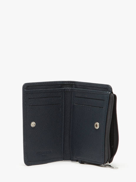 Card Holder Leather Hexagona Blue confort 468429 other view 1