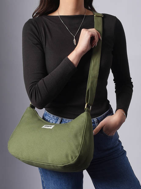 Shoulder Bag Best Seller Cotton Hindbag Green best seller ROSA other view 1