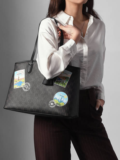 Leather K/ikon Mono Tote Karl lagerfeld Brown k ikon B1W30020 other view 1