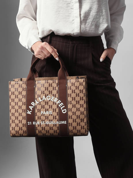 Satchel Rsg Cotton Karl lagerfeld Beige rsg B1W50021 other view 1