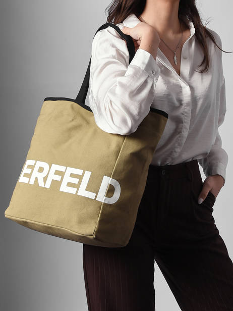 Sac Porté épaule K Essential Coton Karl lagerfeld Vert k essential B1W50050 vue secondaire 1