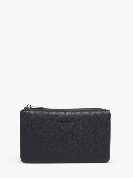 Coin Purse Leather Hexagona Blue confort 468321