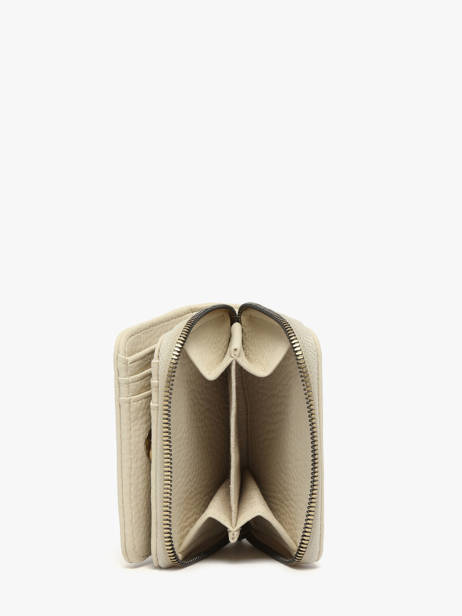 Camomille Pearl Compact Wallet Woomen Beige camomille pearl WCAE95 other view 2