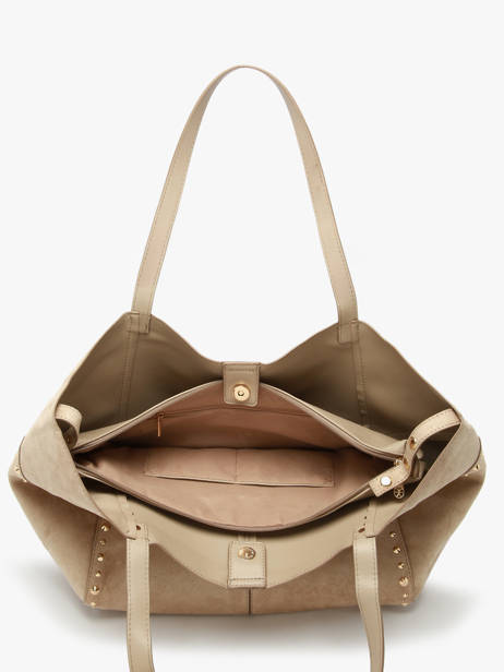 Shoulder Bag Velvet Miniprix Beige velvet M9457 other view 1