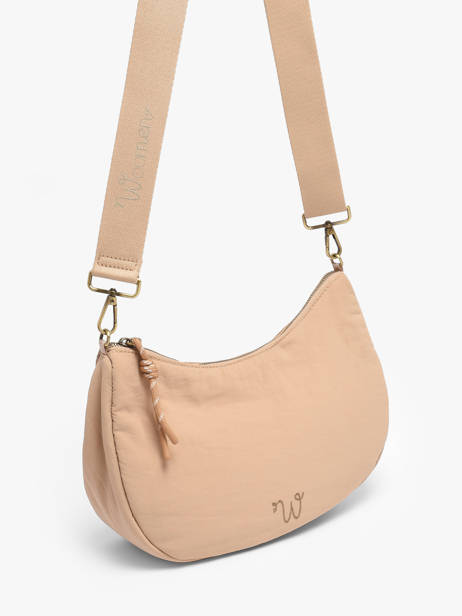 Sac Bandoulière Primevere Woomen Beige primevere WPRI19 vue secondaire 2