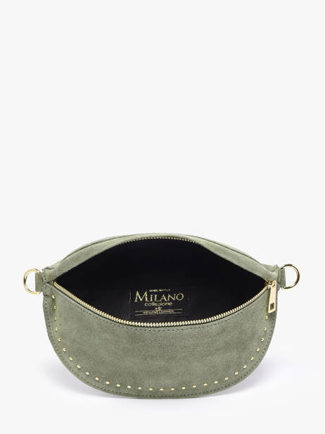 Belt Bag Milano Green velvet VE25111 other view 3