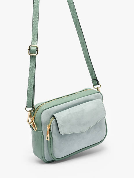 Sac Bandoulière Velvet Caviar Cuir Milano Vert velvet caviar VC25067 vue secondaire 2