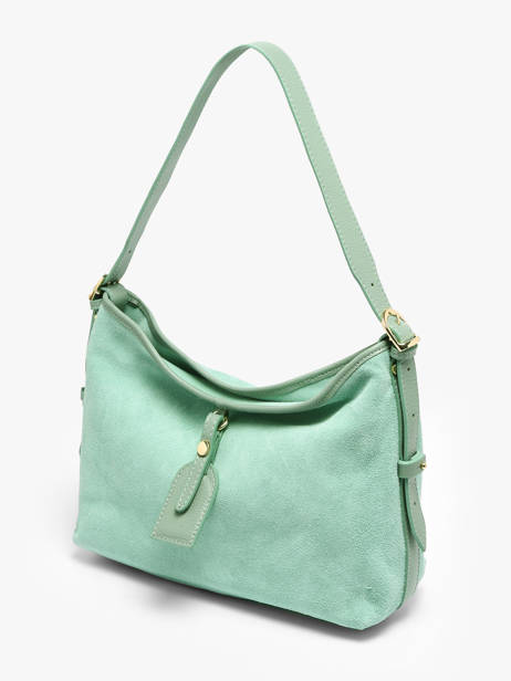 Sac Porté épaule Velvet Caviar Cuir Milano Vert velvet caviar VC250610 vue secondaire 2