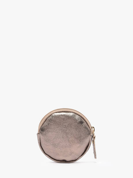 Leather Nine Coin Purse Milano Brown nine NI21127 other view 2