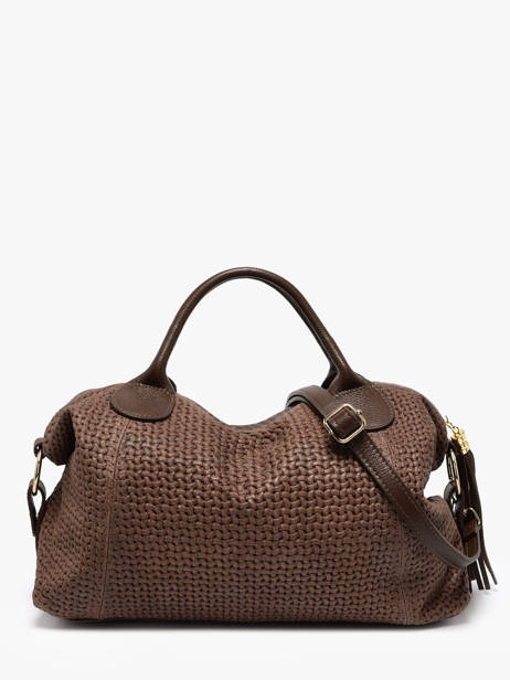 Sac Porté Main Beautiful Cuir Milano Marron beautiful BE25111 vue secondaire 4