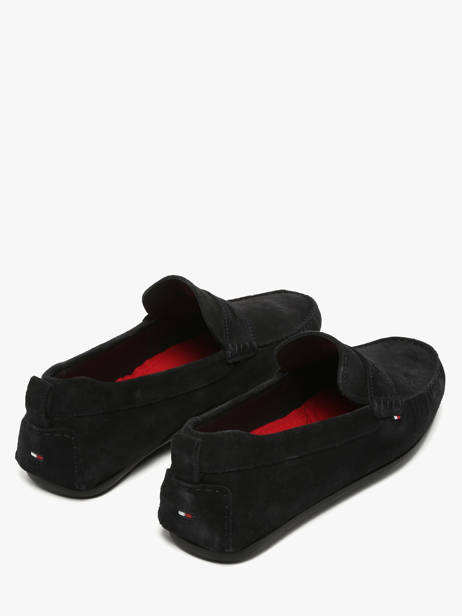 Moccasins In Leather Tommy hilfiger Blue men 5789DW5 other view 2