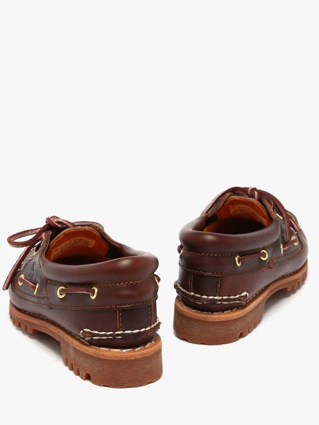 Boat Shoes In Leather Timberland Brown women 13042141 other view 2