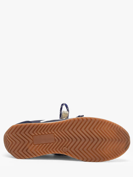 Sneakers June In Leather Semerdjian Blue women JUNED482 other view 4