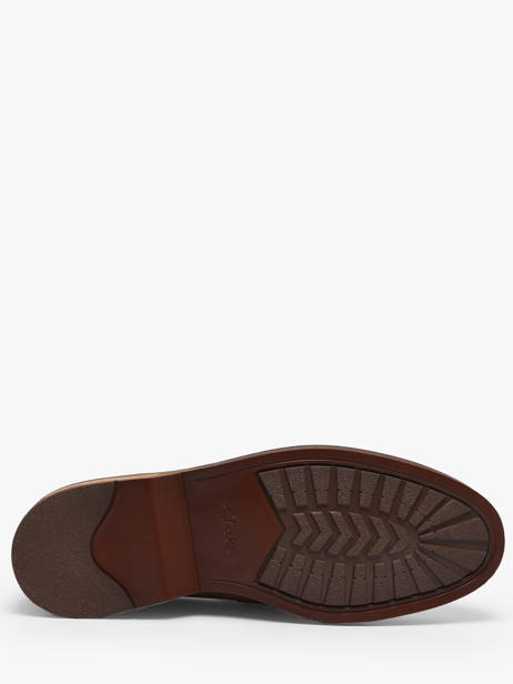 Moccasins In Leather Clarks Brown men 26186450 other view 4