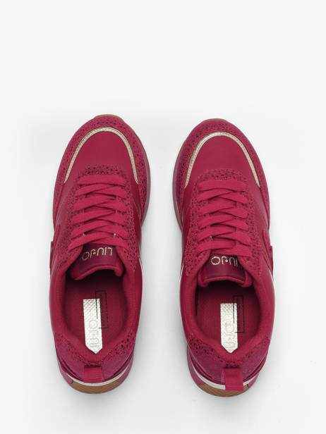 Sneakers In Leather Liu jo Pink women 6013PXCB other view 3
