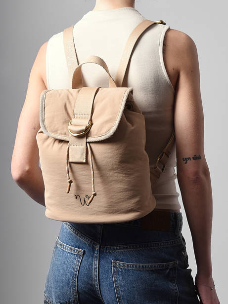 Sac à Dos Woomen Beige primevere WPRI03 vue secondaire 1