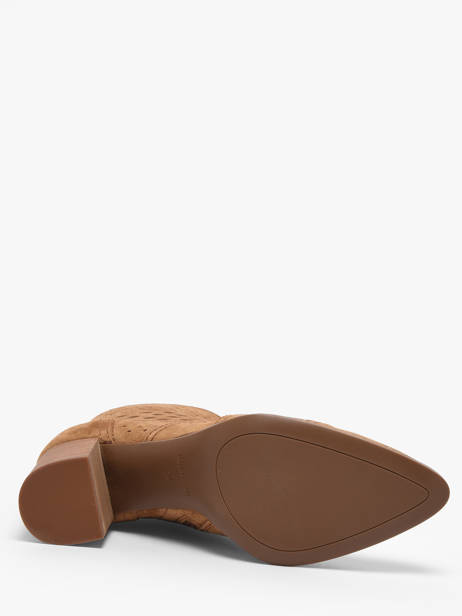 Heeled Boots In Leather Alpe Brown women 53851101 other view 4