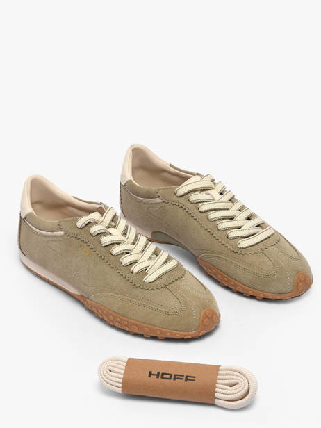 Sneakers In Leather Hoff Green women 22561025 other view 1