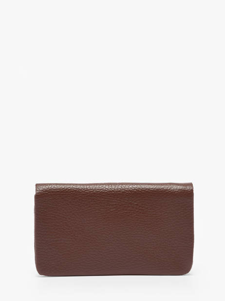 Porte-monnaie Caviar Cuir Milano Marron caviar CA23113 vue secondaire 2