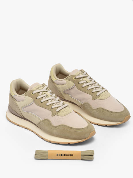 Sneakers In Leather Hoff Green men 12602006 other view 1