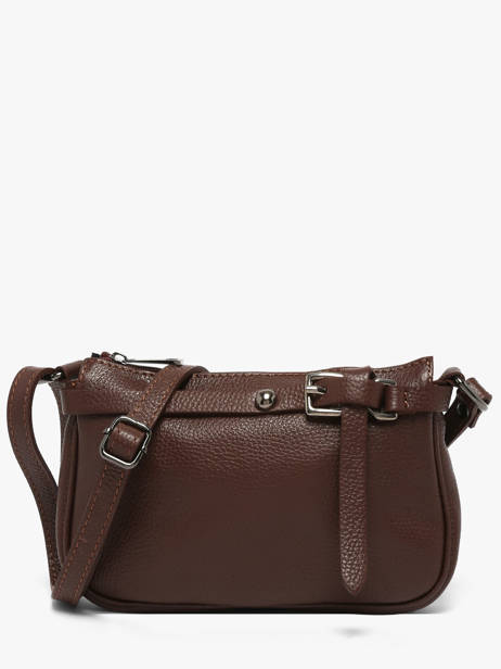Sac Bandoulière Caviar Cuir Milano Marron caviar G1421N