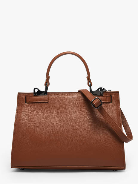 Sac Porté Main Caviar Cuir Milano Marron caviar CA25116 vue secondaire 4