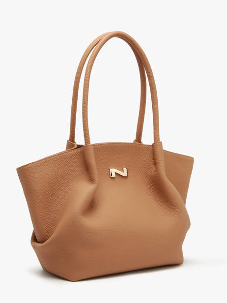 Leather Galatée Shoulder Bag Nathan baume Brown nymphea 3 other view 2