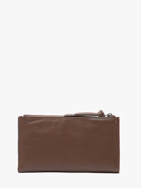 Portefeuille Cuir Biba Marron wallet VAW2L vue secondaire 2