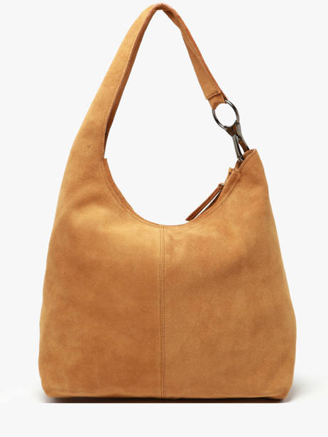 Shoulder Bag Leather Leather Biba Brown leather JAP2L other view 4