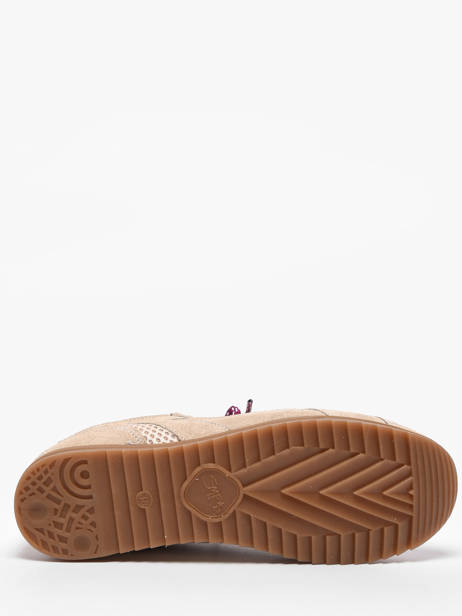 Sneakers Billie In Leather Semerdjian Beige women BILLI244 other view 4