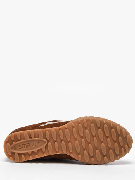 Sneakers Mary In Leather Semerdjian Brown women MARYD282 other view 4