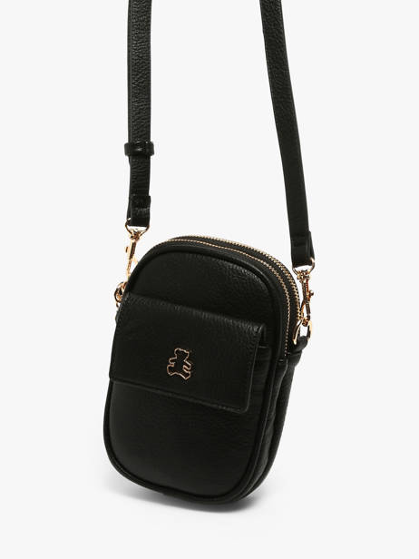 Crossbody Bag Soft Lulu castagnette Black soft YVILLE other view 1