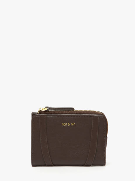 Portefeuille Roza Cuir Vintage Nat et nin Marron vintage ROZA
