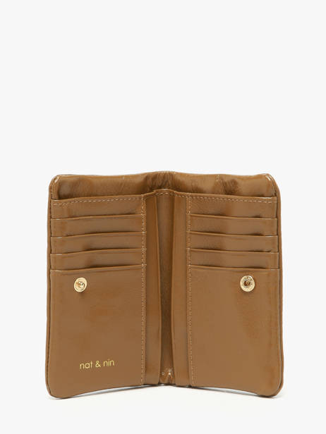 Portefeuille Winnie Cuir Nat et nin Marron vintage WINNIE vue secondaire 1