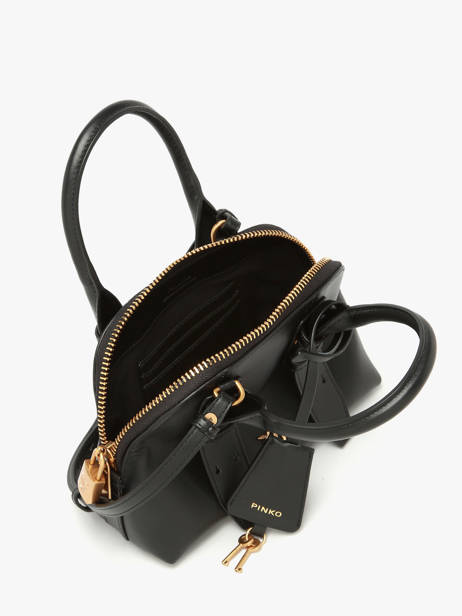 Crossbody Bag Love Bag Icon Leather Pinko Black love bag icon 5333A0QO other view 4