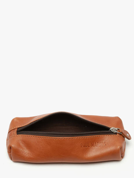 Trousse Paul marius Marron vintage PLUMIER vue secondaire 1