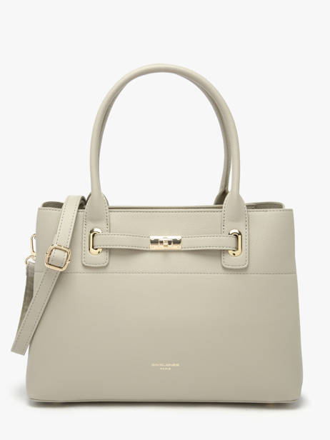 Satchel Saffiano David jones Beige saffiano CM8353
