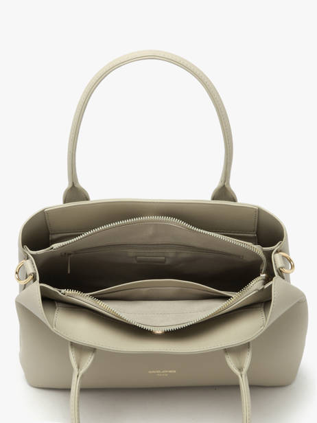 Satchel Saffiano David jones Beige saffiano CM8353 other view 2