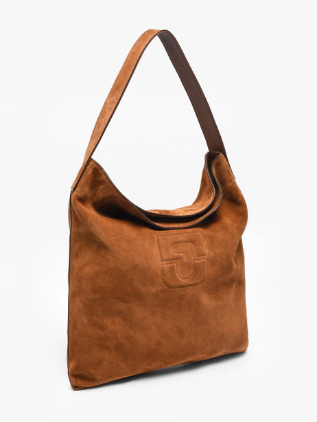 Shoulder Bag Folk Lady Leather Gerard darel Brown folk lady DDS72407 other view 2