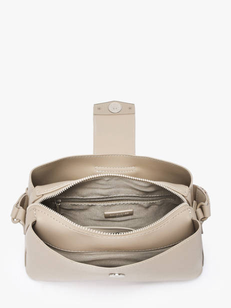 Sac Bandoulière City Polyurethane David jones Marron city CM8303 vue secondaire 3