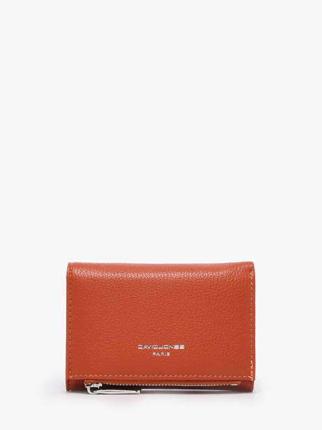 Portefeuille Dune David jones Orange dune DJ0087