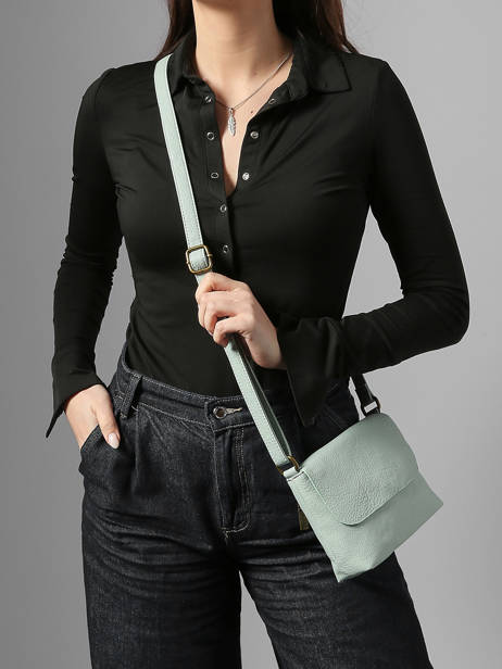 Shoulder Bag Soft Mandoline Blue soft MD1309 other view 1